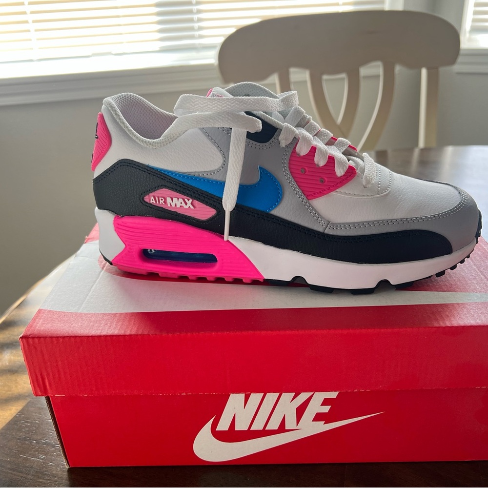 Nike Kids Air Max Sneakers - White, Pink, Blue, Black